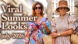 🥇 Viral Summer Looks in Milan July 2026 🔥 Stunning Italian Street Style from the Fashion Capital