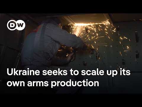 YouTube video thumbnail: Why Ukraine Is Seeking Financial Investment in Its Own Arms Manufacturing Sector