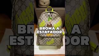 Un estafador intentó reclamar esta Mochila Gucci del Chavo del 8 que no existe!!!