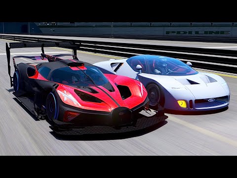 1 MILLION HP Ford GT90 vs Bugatti Bolide GTR at Special Stage Route X