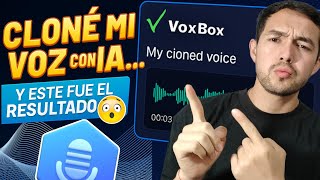 Esta IA clonó mi voz con un clic: así funciona iMyFone VoxBox 🎙️🤯