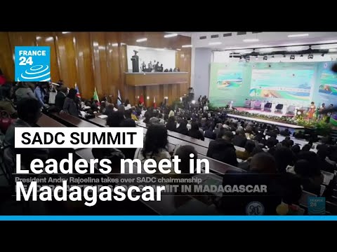 YouTube video thumbnail: Southern African Leaders Meet in Madagascar for SADC Summit