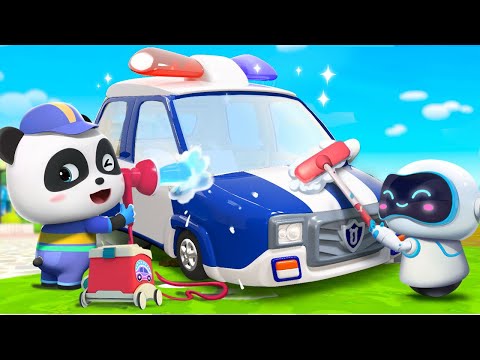 Car Wash Song | Monster Truck | Nursery Rhymes & Kids Song | BabyBus - Cars World