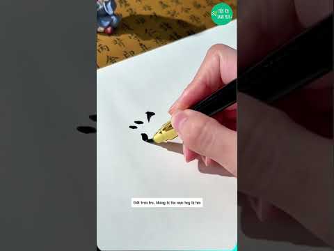 Bút lông tập viết cho bé #xuhuong #gamingontiktok #acrylic #capcut #washitape