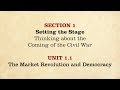 The Road to Civil War: Key Issues and Events, 1850-1861