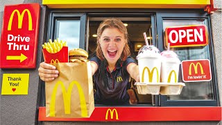 Buying Real FOOD At Drive Thru McDonald's, Wendy's, Chic-Fil-A And Panda Express!
