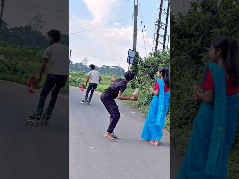 🤣😤 #skating #road #cycle #girl #funny #reaction #youtubeshorts #viralshorts #shortvideo #shorts