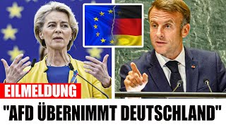 Macron UND Ursula VOR DEM AUS!! Patrioten ZERSTÖREN EU-SYMBOL UND verlangen FREXIT!