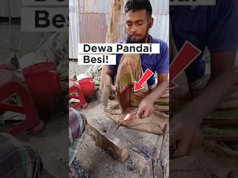 Tanpa Mesin, Cuma Modal Tenaga & Skill‼️ #pandeibesi #shorts