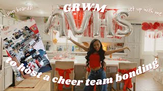GRWM to Host a Cheer Vision Board Party | Team Bonding & Cheer Goal Setting