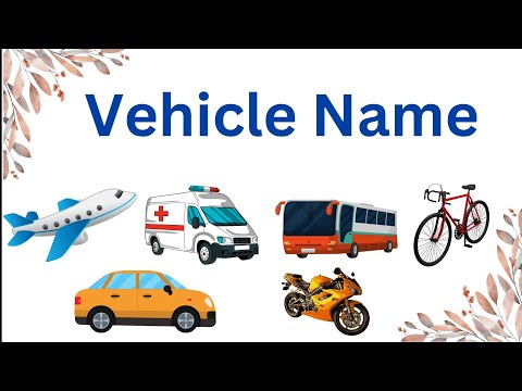 Vehicle Names | Types of Vehicles in English |Vehicles Vocabulary Words| Mode of Transport #vehicle