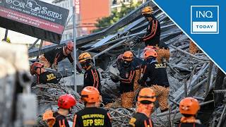 YouTube video thumbnail: Death Toll in Angeles City Building Collapse Rises to 4