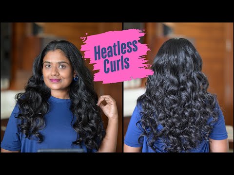 Heatless Curls Hair Tutorial | Styling Hair Without Heat