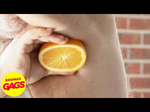 Jugo de naranja MUY fresco | Bromas