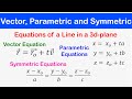 Vector Equations and 3D Lines