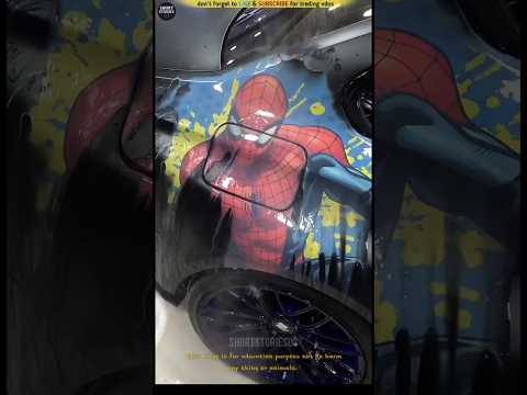 Spider Man Water Invisible Car Sticker |