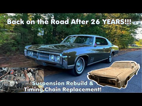 Back on the Road after 26 Years! BARN FRESH 1969 Buick Wildcat Rescue! Pt.3