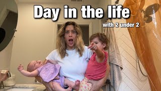 A Day In The Life With 2 Under 2! (solo parenting)