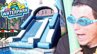 Ich baue meine erste MEGA-RUTSCHE | Wasserpark Simulator