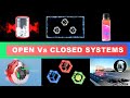 Energy Transfer in Open and Closed Systems
