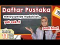 Pemahaman Daftar Pustaka