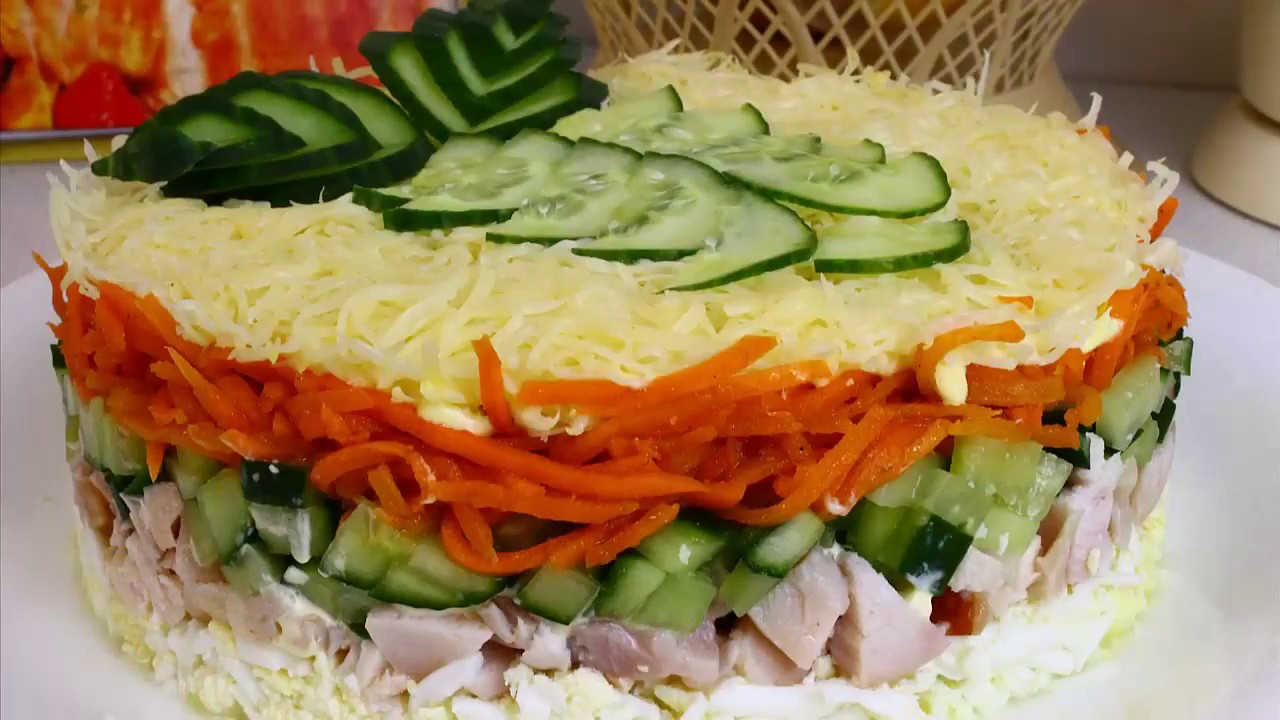 Потрясающий САЛАТ к любому столу! Очень вкусно!