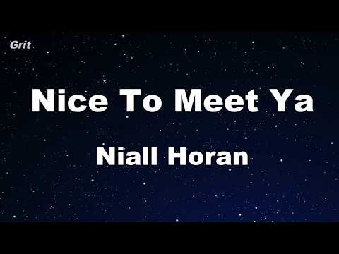 Nice To Meet Ya – Niall Horan Karaoke 【No Guide Melody】 Instrumental