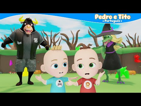 A Floresta da Cuca e do Boi da Cara Preta - Pedro e Tito | Vídeo Infantil | Português