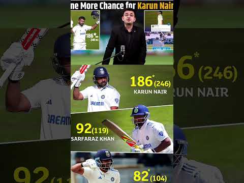 KARUN NAIR NAI DOHRA SHATAK LAGA DIYA