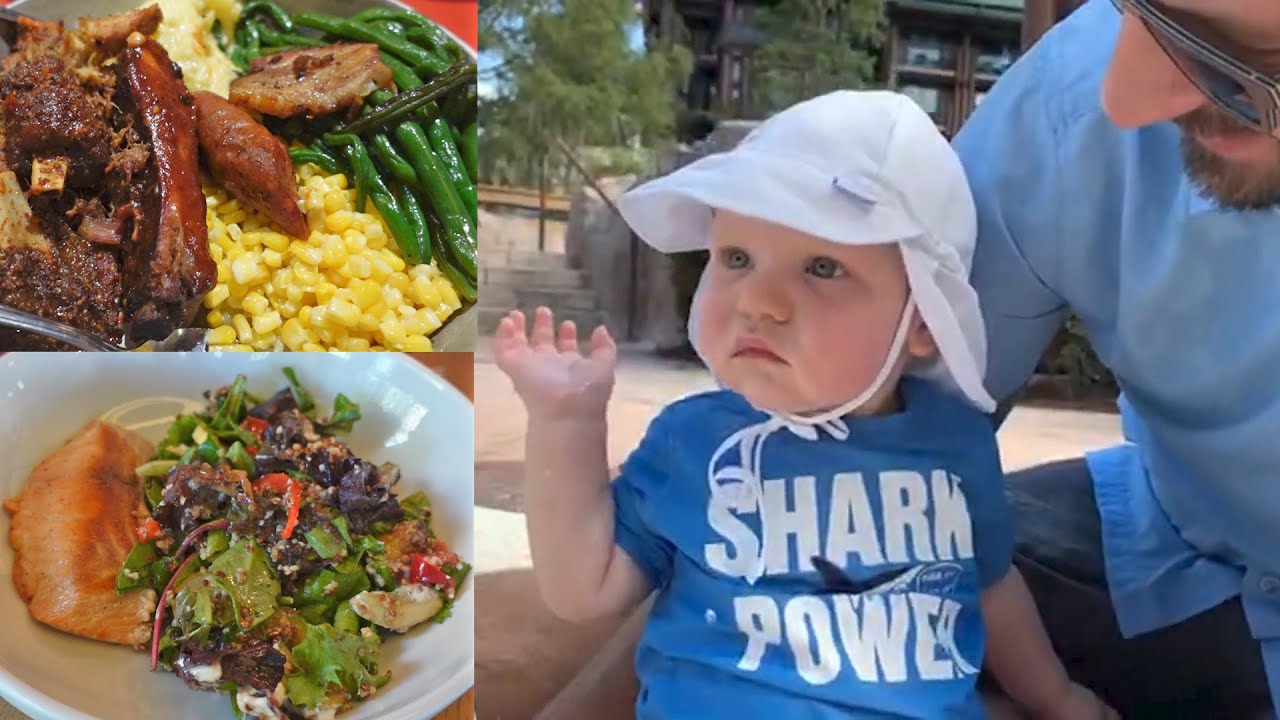 Disney Bucket List Staycation Day 3! Eating Our Way Around The Resort & Baby Splash Pad Fun! The Tim Tracker