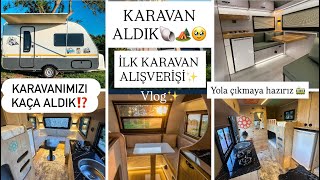 KARAVAN ALDIK🥹KAÇA ALDIK⁉️KARAVANA İLK ALIŞVERİŞ | TEMİZLEYİP YERLEŞTİRELİM ♥️KARAVAN İÇ DÜZENİ✅VLOG