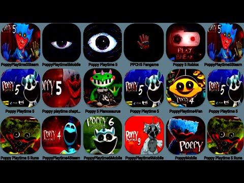 Poppy Playtime 5 Mobile Vs Poppy Playtime 5 Steam Vs Poppy Playtime 5 Fanmade Vs Poppy Playtime 5Mod