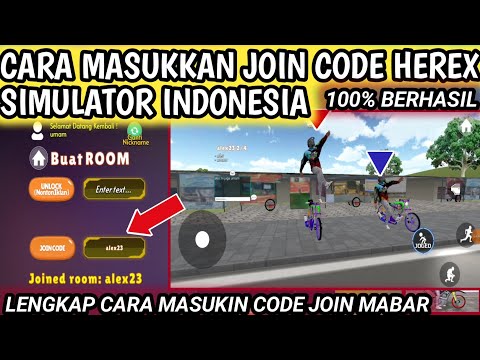 Cara Masukkan Join Code Mabar Herex Simulator Indonesia || Cara Join Room Mabar Herex Simulator