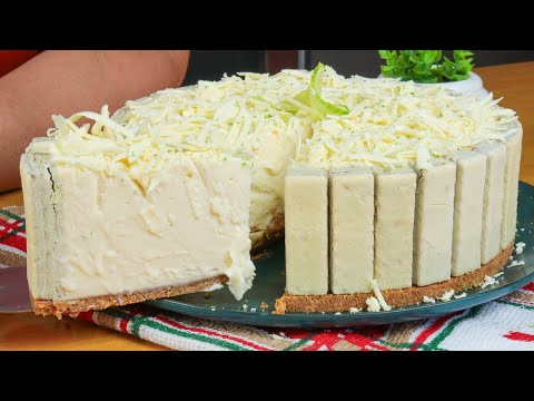 TORTA DE LIMÃO COM CHOCOLATE BRANCO | FACIL E MUITO CREMOSA PARA O NATAL | SOBREMESA FACIL DE NATAL