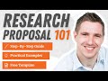 How To Write A Research Proposal For A Dissertation Or Thesis (With Examples)