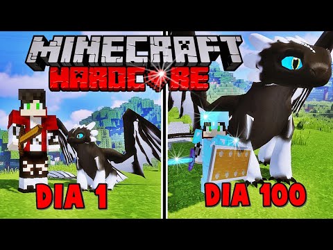 SOBREVIVI 100 Dias em UM MUNDO DE DRAGÕES no Minecraft Hardcore - O FILME #2