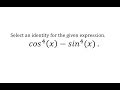 Trigonometric Expressions and Identities