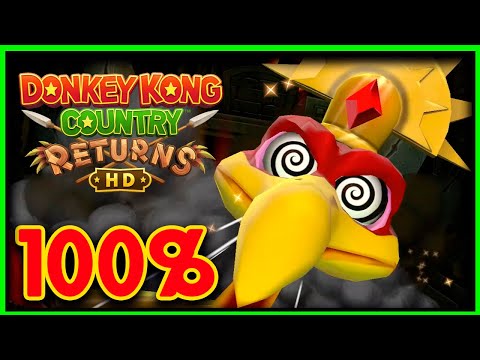 Donkey Kong Country Returns HD SWITCH 🍌Mundo 3: RUINAS 100% 🍌"DEL TAMAÑO DE LOS HUEVOS DE NINTENDO"