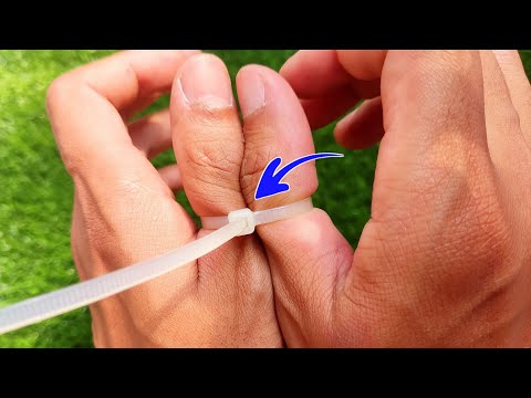 Few Know, How Easy It Is To Undo A Zip Tie Without Cutting It!
