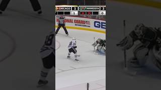 Patrick Kane scores shootout goal vs Minnesota #nhl #hockey #patrickkane
