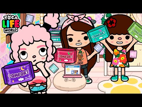 ¡Como Reacciona mi madre a mi primer periodo! Toca Boca Life World