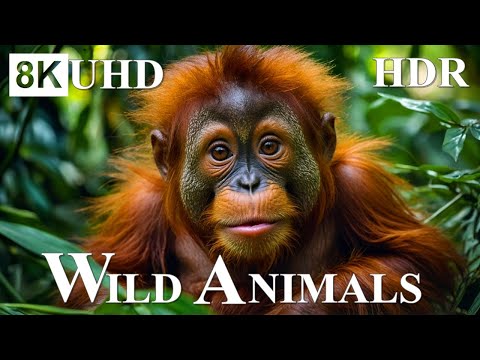 8K HDR WILDLIFE: Animal Habitats in 8K Ultra HD