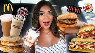 I Tried All the NEW Fast Food Menu Items! 🤤
