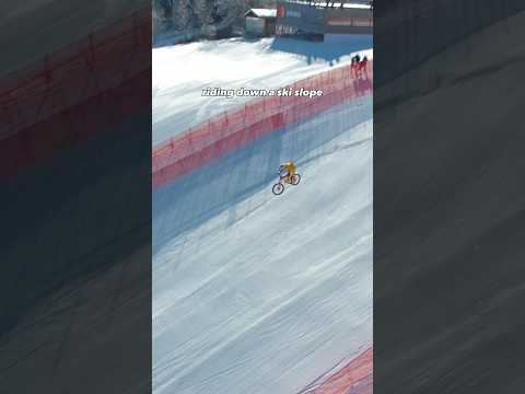 Ski slope with my bikeโ