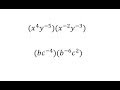 Simplifying Exponents and Expressions