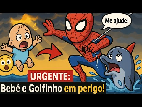 Quando o Homem-Aranha Encontra um Golfinho e um Bebê Precisando de ajuda