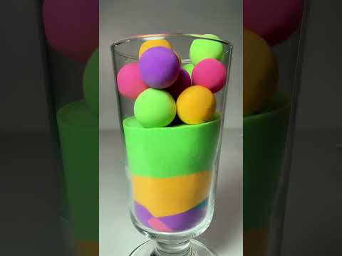Very Satisfying and Relaxing Kinetic Sand ASMR, drop and squish