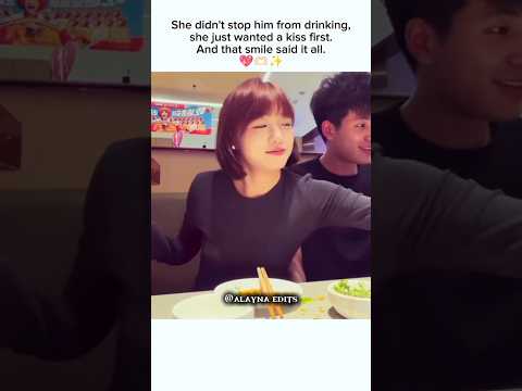She wanted a kiss before the sip.💞🥹🫶🏻💫 #loveVibes #moments #couplegoal #forever #viral #trending