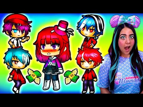 My 4 Popular Rich Bestfriends...💸💰 Gacha Life Mini Movie Love Story Reaction