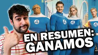 LOS 4 FANTÁSTICOS me hizo tener ESPERANZA con MARVEL (SIN SPOILERS)